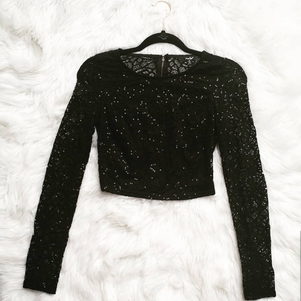 Papaya Longs Sleeve Crop